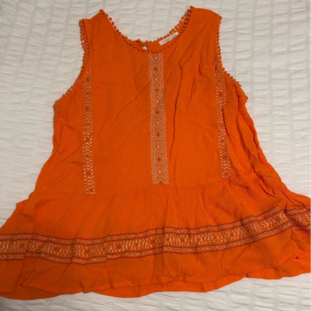 Copper Key Bright Orange Tank